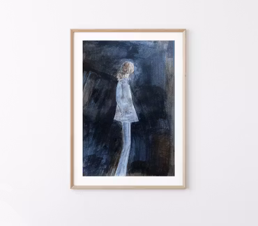 "The girl in the coat"