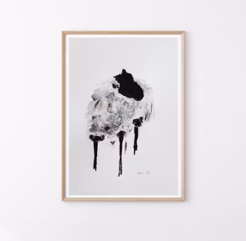 "Fåret" - Art print