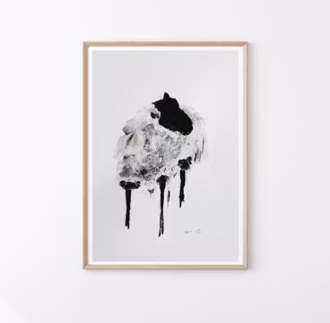 "Fåret" - Art print