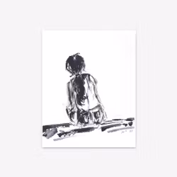 "The girl" - Art Print