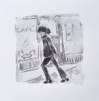 "Monday Morning" - Monoprint