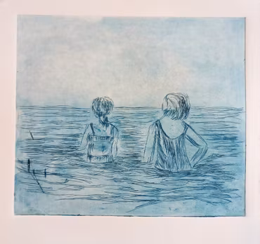 "Badarna" - Koppartryck