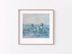 "Badarna" - Koppartryck