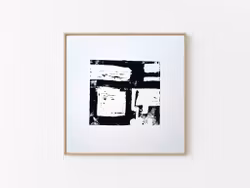 "The square" - Högryck från träsnitt