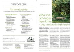 Förskoleträdgården - särtryck