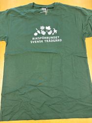 T-shirt Svensk Trädgård - mörkgrön - Andrahands sortering