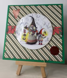 Handgjorda kort av JessieL: God Jul - Lycktor i snö