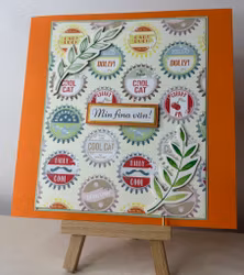 Handgjorda kort av JessieL: Min fina vän - Kapsyler