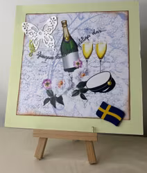 Handgjorda kort av JessieL: Student - Sjung om....
