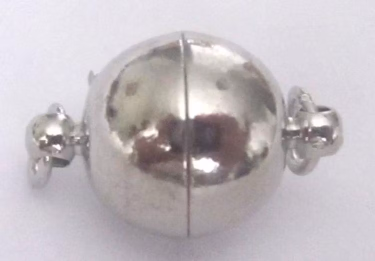 Antikfärgat magnetlås rund 12 mm, 1 st