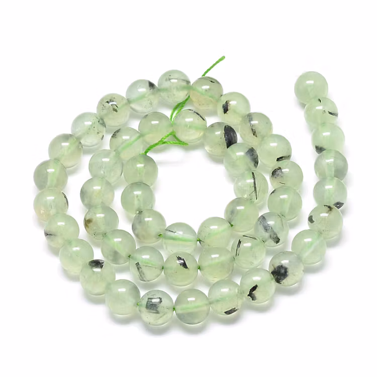 Prehnit 4 mm, 1 sträng