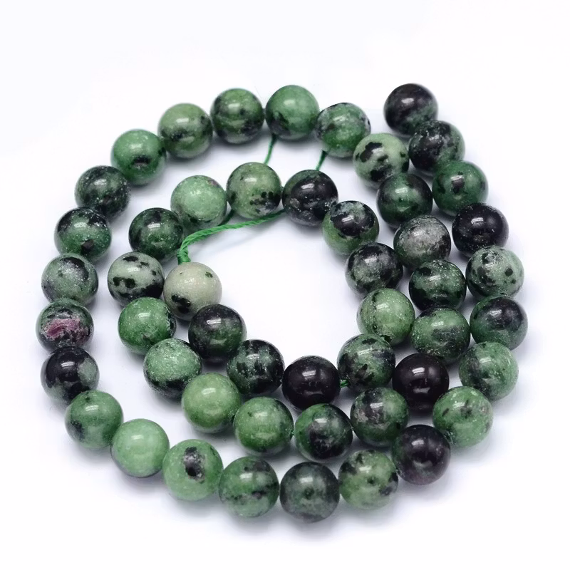 Ruby Zoisite 6 mm, 1 sträng