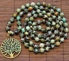 Afrikansk turkos 10 mm, 1 sträng