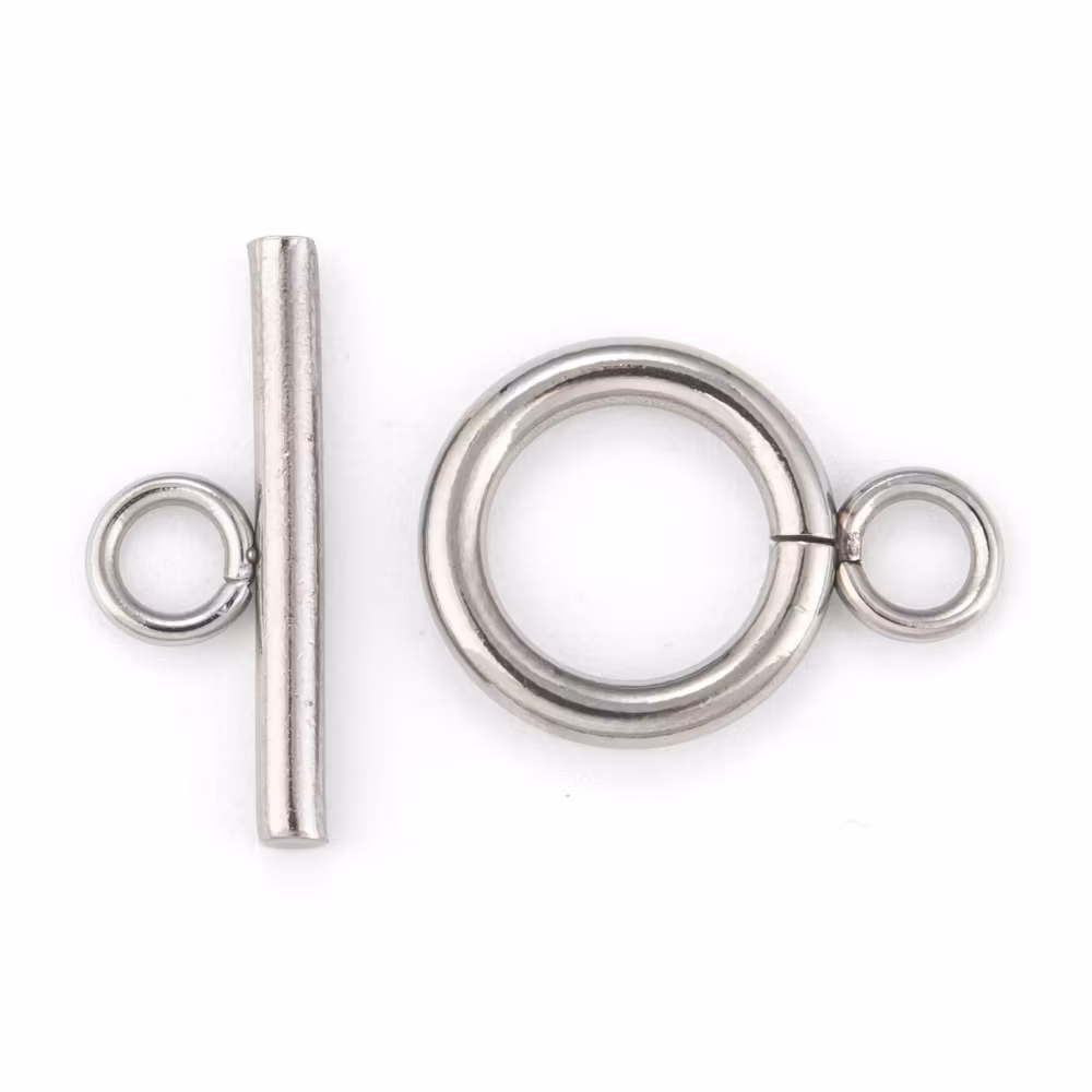 Kirurgiskt stål stavlås, 10 st