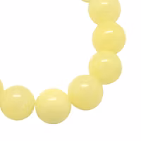 Jade 8 mm ljusgul, 5 strängar