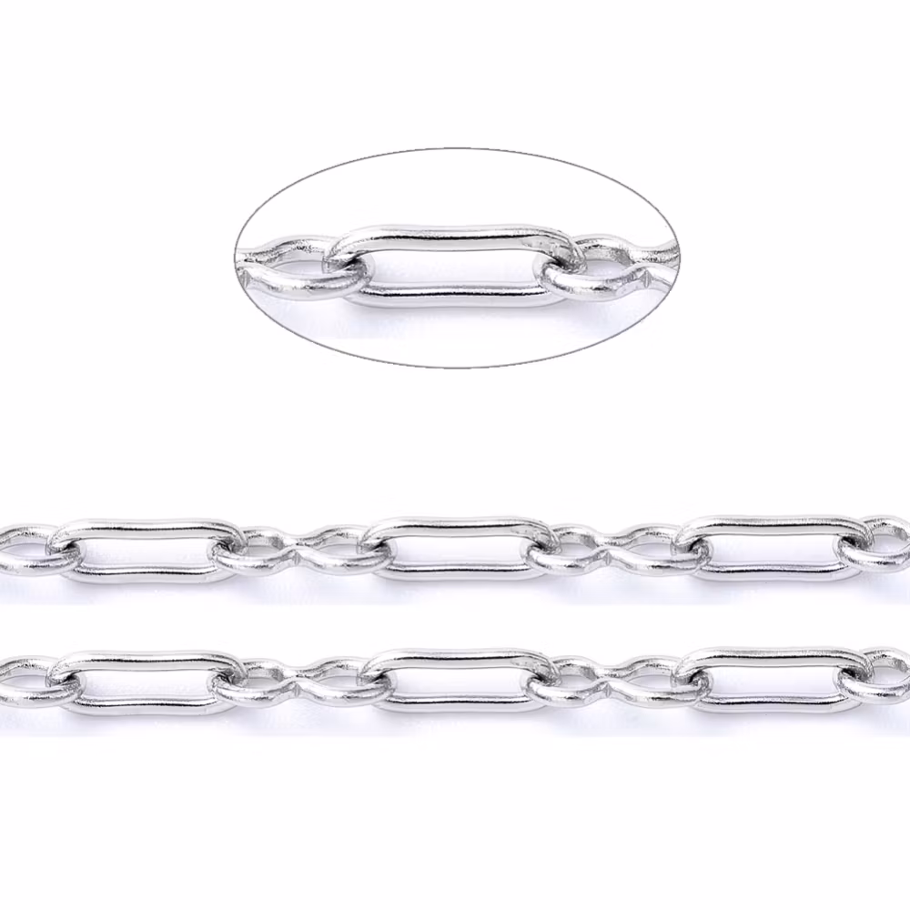 Rostfritt stål kedja rektangel, 5 m