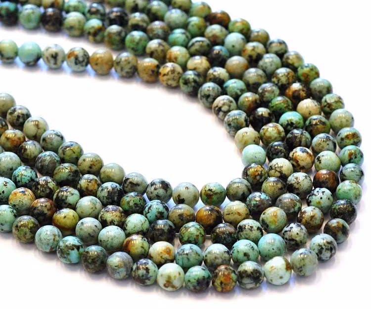 Afrikansk turkos 3.5 mm, 1 sträng