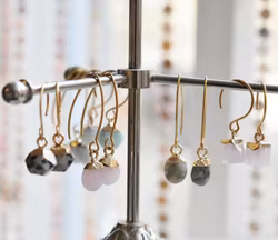 Kirurgiskt stål runda öronkrokar, 50 st