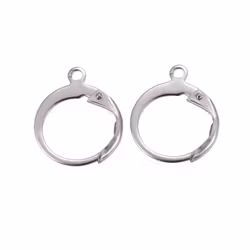 Kirurgiskt stål runda brisyrer, 100 st