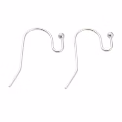 Kirurgiskt stål örkrokar med liten kula, ca 100 st