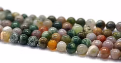 Indian agate 1.5-2 mm, 1 sträng