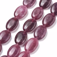 Jade flat oval bumling lila, 1 st