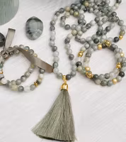 Green Line Jaspis 6 mm, 5 strängar