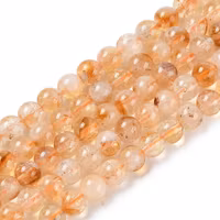 Citrine 8 mm, 1 strand