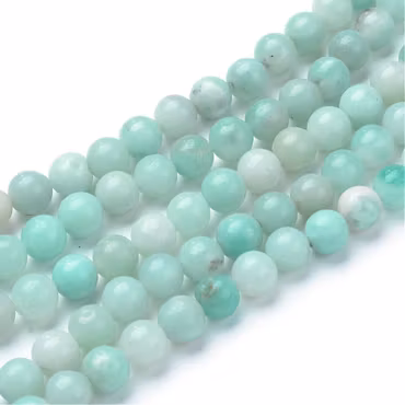 Amazonite 4 mm, 1 sträng