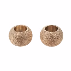 Guldfärgat rostfritt stål stardust pärla 3 mm med PVD plätering, ca 50 st