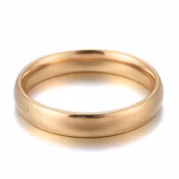 REA: Guldfärgat rostfritt stål ring nr 9