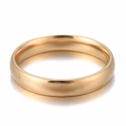 REA: Guldfärgat rostfritt stål ring nr 9