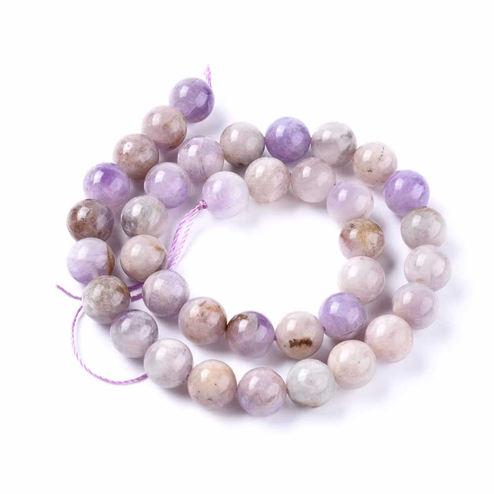 Amethyst 6 mm, 1 strand
