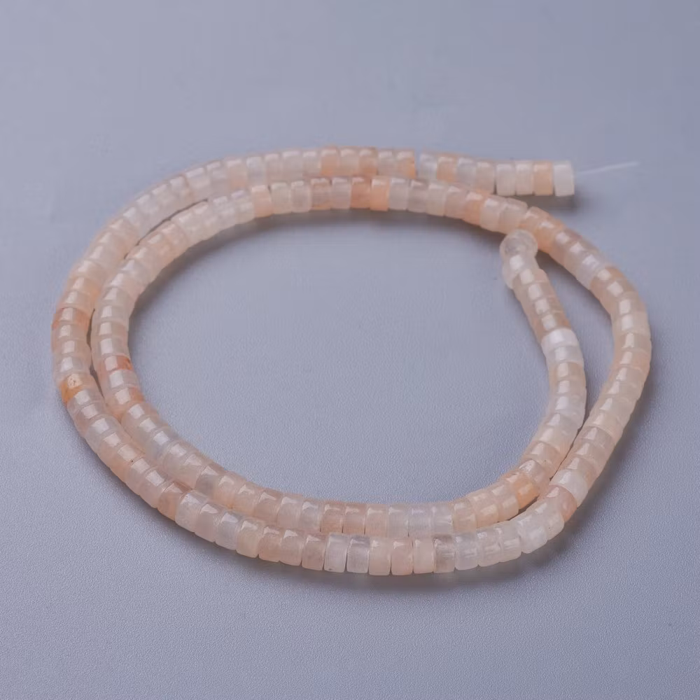 Rosa aventurin rondeller 4x2 mm, 1 sträng