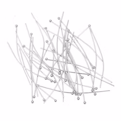 Surgical steel hat pins with ball 2.8 cm, approx. 200 pcs.