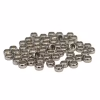 Supergross: Kirurgiskt stål klämpärlor 2.5x2 mm, ca 400 st