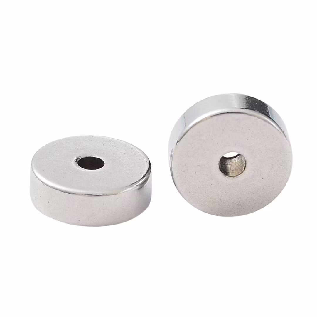 Storpack: Rostfritt stål raka rondeller 6 mm, ca 50 st