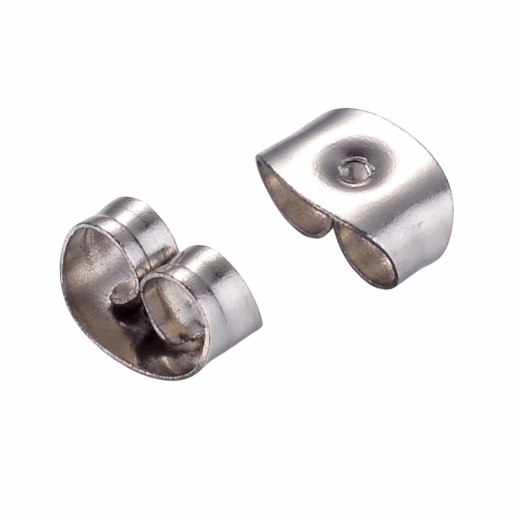 Supergross: Kirurgiskt stål earnuts/örhängelås, ca 300 st