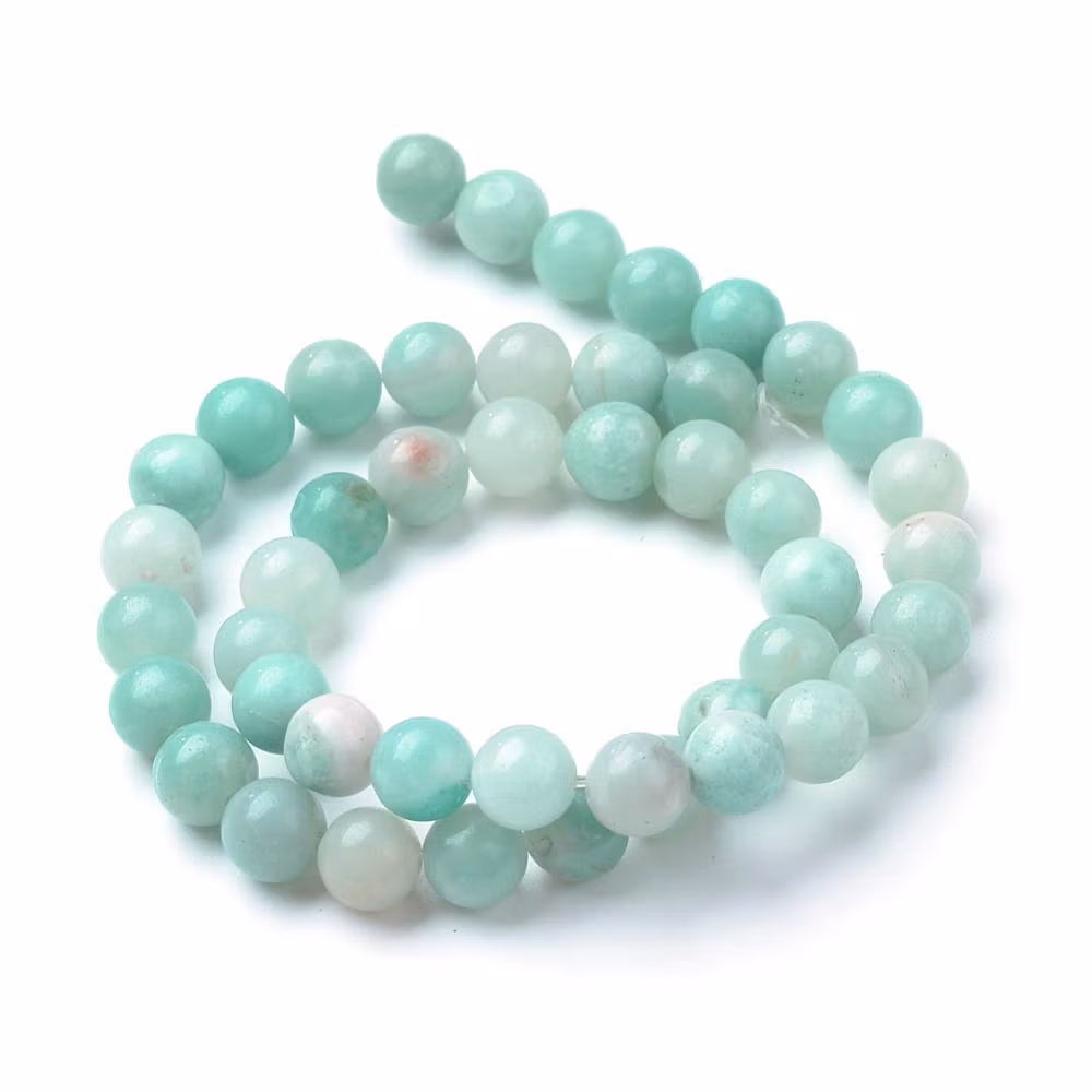 Grosspack: Amazonite 6 mm, 5 strängar