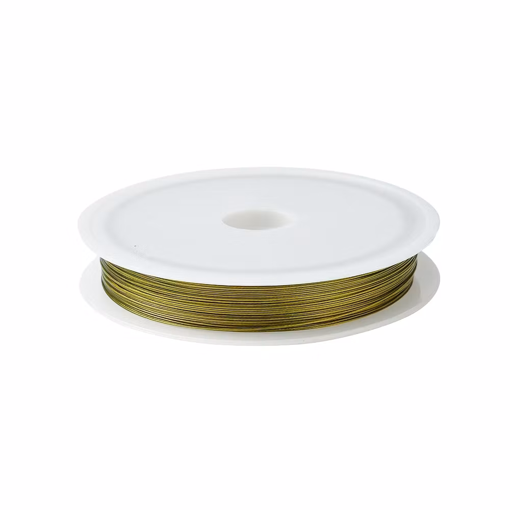 Wiretråd guld 0.45 mm, 1 rulle