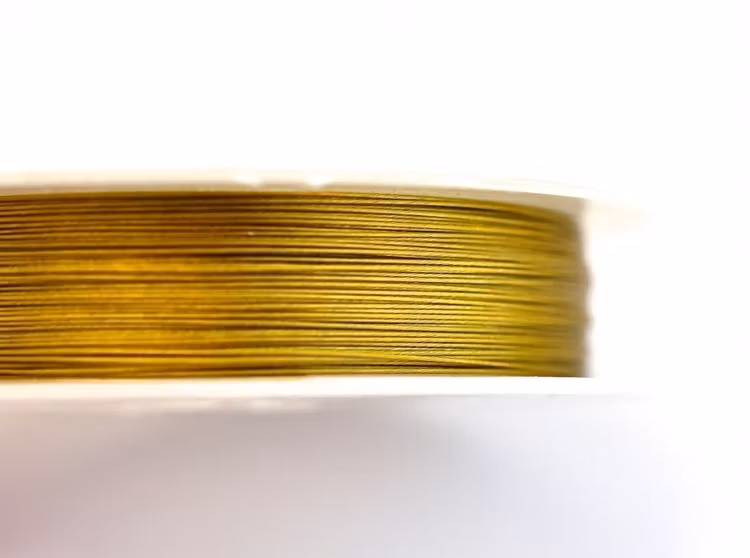 Wiretråd guld 0.45 mm, 1 rulle