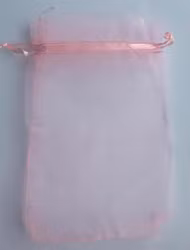 Organzapåsar rosa mellan, 10 st