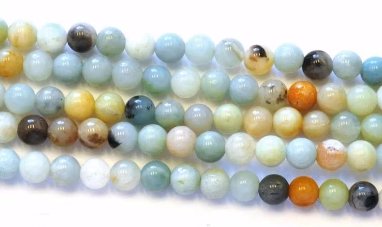 Amazonite 4 mm, 1 sträng 