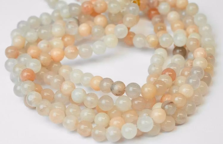 Rosa Aventurin 4 mm, 1 sträng