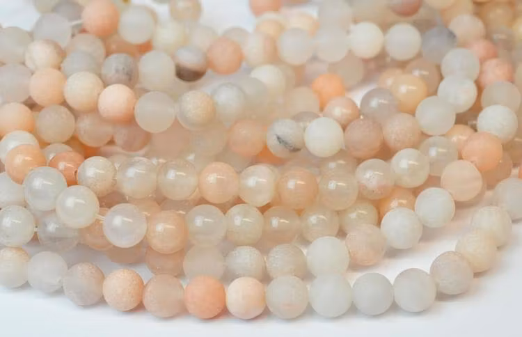 Rosa Aventurin 8 mm, 5 strängar