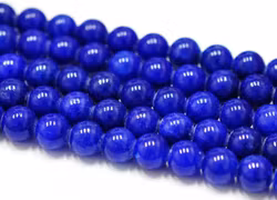 Jade 8 mm mörkblå, 1 sträng