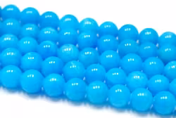 Jade 10 mm turkos, 1 sträng