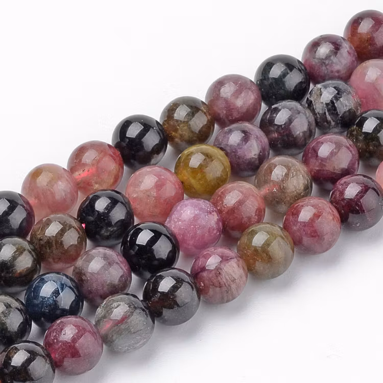 Turmalin 3-4 mm, 1 sträng