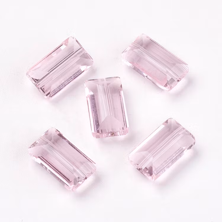 Rektangel liten rosa, 1 st