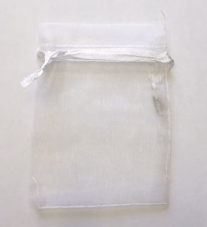 Organzapåsar benvita stora, ca 100 st